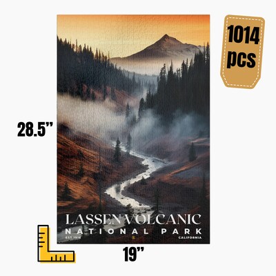 Lassen Volcanic National Park Jigsaw Puzzle, Family Game, Holiday Gift | S10 - image5